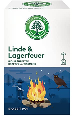 Lebensbaum, Bio Kräutertee Linde und Lagerfeuer, Kräutermischungen, 30 g