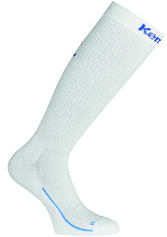 Kempa Herren Lang-200354518 Socken, weiß/Royal, 36-40