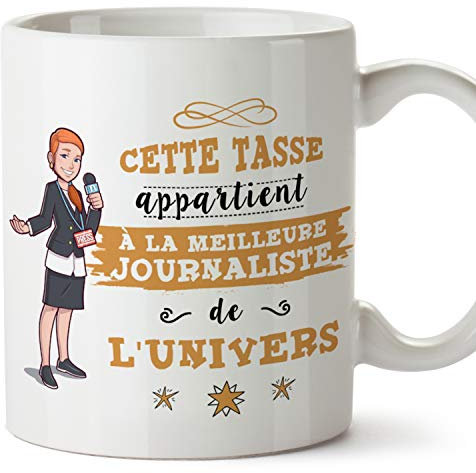 Mugffins Mug/Tasse Journaliste de l'univers - Idées Drôles Journalisme