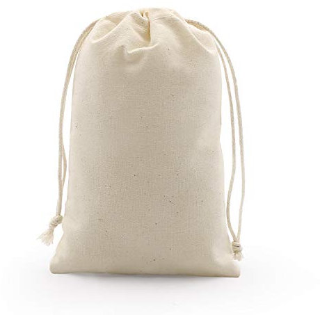 SumDirect Lot de 20 petits sacs en mousseline de coton avec cordon de serrage réutilisables pour mariage, fête, anniversaire (10 x 15 cm)