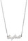 Collana in acciaio con il nome per donna regolabile colore argento anallergica girocollo regolabile (Sofia)