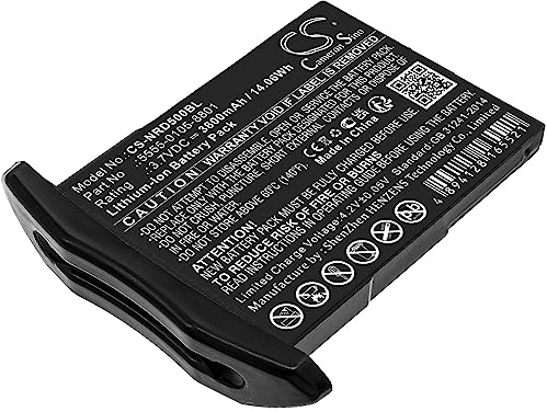 TCTK Akku 3800mAh Kompatibel mit [NCR Orderman] NCR Orderman 5 Ersetzt 5555-0105-8801
