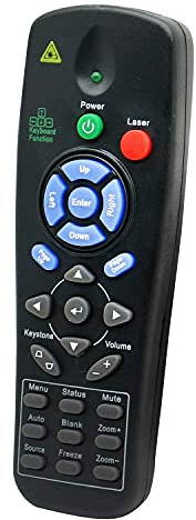 Aimdio Beamer Fernbedienung für Promethean EST-P1 UST-P1 UST-P2 PRM-25 PRM-32 PRM-33 PRM-35 PRM-42 PRM-45 PRM-45A, für ViewSonic PJ508D PJ568D PJ588D PJ766D Projektor
