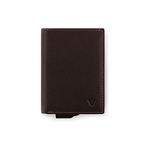 RONCATO IRON 4.0 Porta carte di credito 7x11x2 cm - Marrone