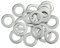 Unterlegscheiben M16 Große, MeHurr 20 Stück Beilagscheiben Edelstahl A2 V2A 304, Karosseriescheiben Unterlegscheibe M16 x 30mm, Metallscheiben für Schrauben & Muttern & Gewindestange