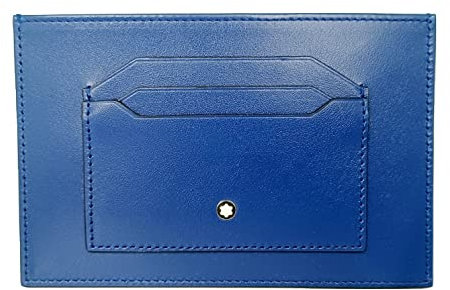 Montblanc Meisterstück Card Holder 6cc Blue Porte-Cartes pour Adultes Unisexe, Multicolore Taille Unique