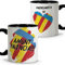 LolaPix Taza Valencia - Original para Regalar, Desayuno Fútbol - Cerámica 330ml - Varios Diseños