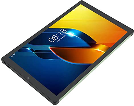 Tablet HD, Tablet da 10,1 Pollici Verde 6GB 128GB 10,1 Pollici 1960x1080 IPS 5G WiFi per Android 12 Pittura (Spina UE)