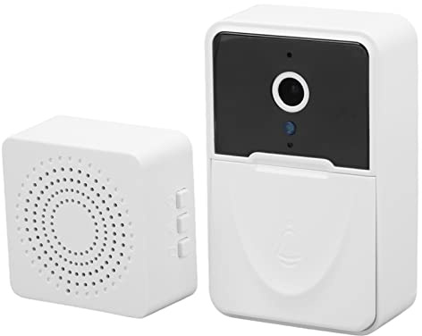 X3 WIFI Smart Video Doorbell, HD Visual Two Way Voice Dingdong Doorbell, Wide Angle Lens, Free Storage for Home. 1000mAh