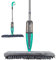 ED ltd. Microfibre Mop Rotatable Flat Spray Floor Mop Double-Sided Reusable Dust Pad Wet Dry Cleaning For Laminate Wood Tiles Kitchen Bathroom (Teal)