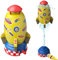 Rocket Wassersprinkler Kinder Outdoor,Water Rocket Sprinkler,Wasserrakete Sprinkler,Kinder Wassersprinkler,Garten Wasserstrahl Rakete,Sprinkler Kinder Spielzeug,Wasserspielzeug Garten Spielzeug
