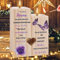Yunkctuk Mama Geschenk - Kerzenständer - Geschenke für Mama Wooden Heart-Shaped Candle Holde Beste Mama Geschenk, Geburtstagsgeschenk für Mütter Muttertagsgeschenk