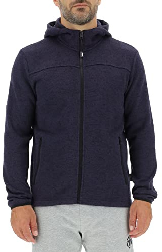 Jeep Herren J Man Hooded Tricot Fleece Jacket W/Zipped Pockets J22w Jacket
