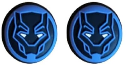 Pack of 2pcs Blue Panther Thumb Grips For PS5 PS4 XBOX 360 XBOX One X S Joystick Controller Skin Caps Cover - PARTS4U®