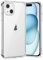 gueche Cover per iPhone 15 Cover, [Rinforzare la Versione con Quattro Angoli] [Protezione per la Fotocamera] Custodia Protettiva in Silicone Morbido Antiurto in Gomma TPU (Trasparente)
