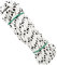 Corda in poliestere opaco, 6MM * 10M, prodotta in Spagna, per fai da te, tende, campeggio, striscioni. Bianco con Nero