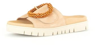 Gabor Damen Pantoletten, Frauen Slipper,Best Fitting,Gartenschuhe,Sommerschuhe,sommerclogs,Sandalen,Freizeitschuhe,Slides,Caramel,39 EU / 6 UK