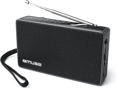 Bmi Radio CD Bluetooth Muse M-30-BT - Bluetooth - Compatible CD/CD-R/CD-RW/MP3 - Radio PLL FM/MW avec 20+10 Stations mémorisables