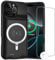 ZUEUS iPhone 16 Pro (6.3 inch) Battery Case, 10000mAh Rechargeable Portable Charging Case with Wireless Charging, Carplay Compatible, Black