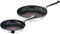 Tefal Jamie Oliver Kitchen Essentials Lot de poêles à induction en acier inoxydable avec manche en silicone (24/28 cm)