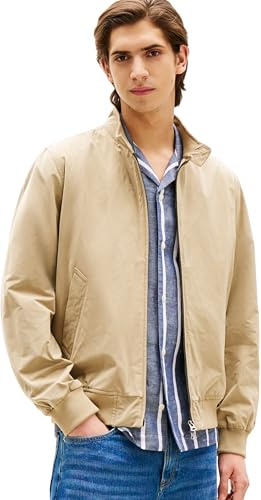 Tommy Hilfiger Herren Übergangsjacke Harrington mit Reißverschluss