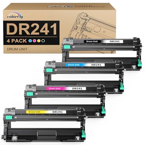 colorfly DR-241CL DR 241CL Kompatibel für Brother DR-241CL für MFC-9332CDW Trommeleinheit Brother DCP-9022CDW MFC-9142CDN HL-3142CW HL-3152CDW HL-3150CDW HL-3140CW Brother MFC 9332CDW Trommel
