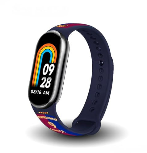 FIT & FUN Smart-Armband mit lizenziertem Armband @FC Barcelona, Herzfrequenzmesser, Benachrichtigungen und Schlafüberwachung