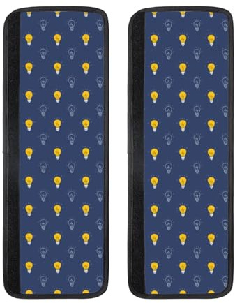 TZTTZT Blaue Glühbirnen-Muster, Kühlschrank-Türgriff-Abdeckungen, 2 Stück, rutschfeste, verstellbare Kühlschrankgriffabdeckungen, Gerätegriffabdeckungen für Backofen, Geschirrspüler, Küche, Dekor