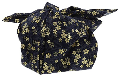 Garneck 1 Stück Furoshiki Tuch Aus Japanischer Baumwolle – Traditionelles Wickeltuch Für Bento-Boxen - Und Mehr – Stilvolles Japanisches Geschenkpapier Mit Blumenmuster