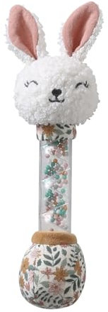 VERTBAUDET Bâton de pluie RÉTRO FLOWER jaune TU