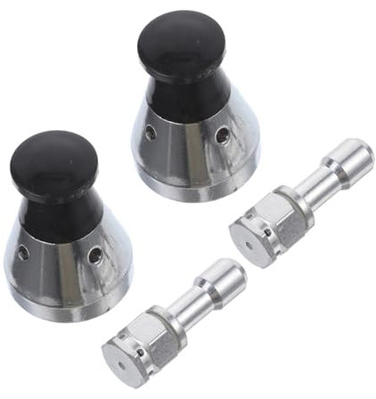 MOLUCKFU 2 Sets Pressure Cooker Safety Valve with Quick Release and Exhaust Rod Universal 65KPA Pressure Limiting Valve Cooker Relief Jigger Stainless Steel Parts Silver