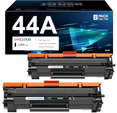 INKCOULD 44A Toner (Mit Chip), Schwarz, 2er-Pack | Kompatibel für HP 44A (CF244A) Toner Schwarz für HP LaserJet Pro M15w M15a, LaserJet MFP M28w M28a