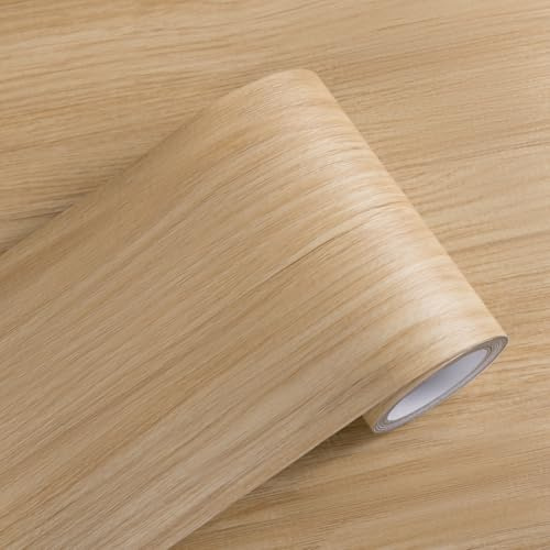 36pcs Self Adhesive Floor Planks - Vinyl Flooring for Kitchen Bathroom | Floor Tiles Self Adhesive Waterproof Effect for Light Oak Wood Peel and Stick Floor Tiles for Bedroom