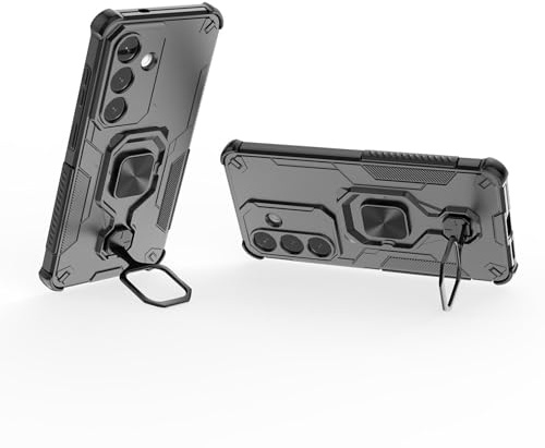 Handy Hülle Magnetisch Ring Samsung Galaxy S26 Plus Kunststoff Silikon Schwarz