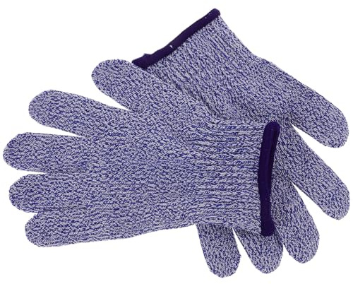GRIRIW Schnittfeste Handschuhe für Kinder Größe XS, 1 Paar, Blau, PE