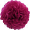 Creativery 10 Papier Pompons 35cm NEU (Magenta/Purpur 400) // Pompoms Bommel Kugel Seidenpapier Pom Pom Deko Hängedeko Raumdeko Blumen Pompon