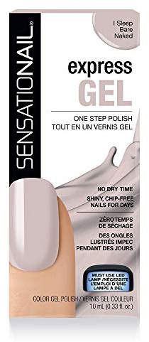 SensatioNail Express Gel Polish I sleep Bare Naked, 1er Pack (1 x 10 ml)