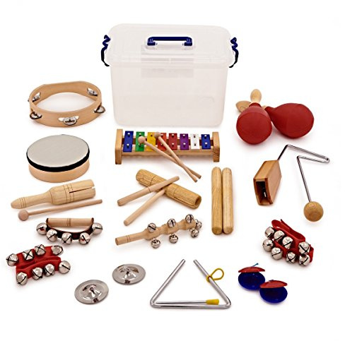 15pc Orchestral Classroom Percussion Set by Gear4music