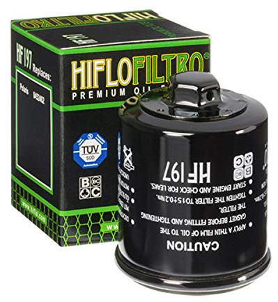 Hiflofiltro FILTRE A HUILE MAXI SCOOTER HF197 ADAPT. 350 QUADRO S/D 2013->