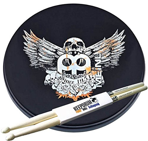 Meinl MPP-12-JB Practice Pad 12“ Jawbreaker + keepdrum Drumsticks 1 Paar