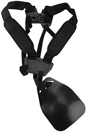 Professionelles Geschirr für Motorsense, doppelter Gurt, gepolstert, für Rasentrimmer und Rasentrimmer