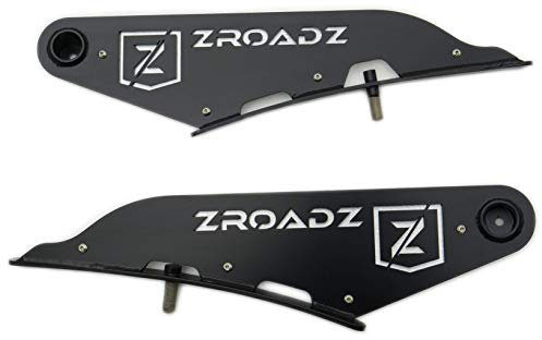 ZROADZ LED-Halterung für das Vorderdach, kompatibel mit Dodge Ram 1500 (2019–2022) – zur Montage (1) 127,7 cm oder ähnlich Stil gebogene LED-Lichtleiste (nicht im Lieferumfang enthalten) – PN #Z334721, schwarz
