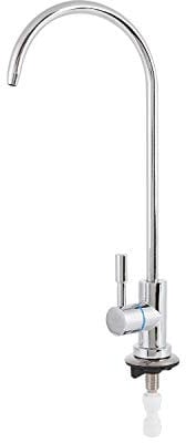 TOPWAY Ósmosis Inversa del Grifo del Fregadero de la Cocina del Grifo del Agua Potable de 360 Grados Gire la Sola Palanca Acero Inoxidable, para Todos Sistemas Ósmosis Inversa Filtración del Agua