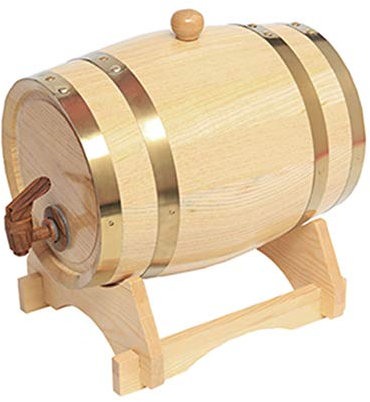 Haushalt Eichenfass Weinfass Holz Weinfass Weinfass Weißweinfass Bierfass Weinfass Weinfass Weinfass Weinfass Eichenfass Weinfass 3L/5L Stark und langlebig Wunderschönes Aussehen Fhsjk3-003