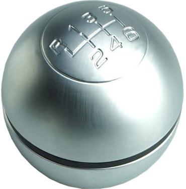Newtown2700-parts Schaltknauf silber matt, 6 Gang R1 - kompatibel/Ersatzteil für Alfa Romeo Giulietta 940 (2010-2020)