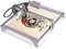 Risegun Lasergravierer, A5 Pro Lasergravierer Lasergravurschneidmaschine mit fester Fokussierung, 40W Lasergravurschneidmaschine für Holz und Metall EU-Stecker
