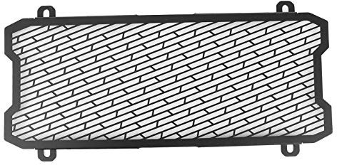 Yuecoom Protecteur avant de protection de calandre de radiateur de moto, protection de radiateur de moto en aluminium pour KAWASAKI Z650 2017-2019(Le noir)