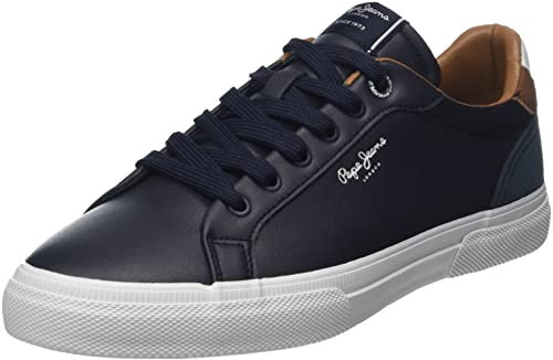 Pepe Jeans Kenton Court M, Scarpa da ginnastica Uomo, Blu (blu marino), 41 EU