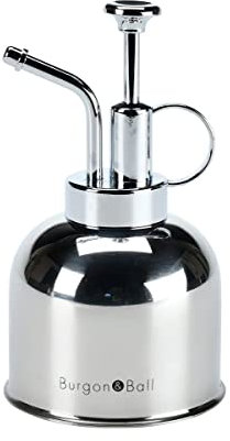 Burgon & Ball Stainless Steel Indoor Plant Mister, 300 ml Capacity