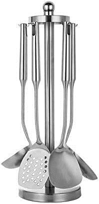 Set d'Ustensiles de Cusine Professionnel Ustensiles de Cuisine Ensemble d'ustensiles de Cuisine en Acier Inoxydable ustensiles de Cuisine passoire cuillère spatule Pelle tourneur Outil de Cuisson